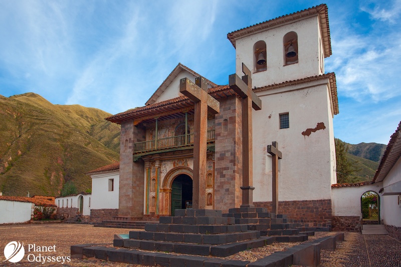 View of American Sistine Chapel or Sistine Chapel of the Andes at Andahuaylillas in Cusco Region, Peru