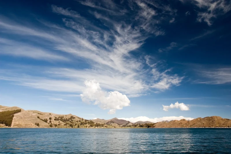 Sunset at Lake Titicaca