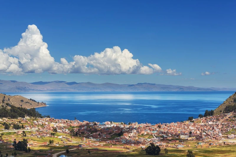 Sunset at Lake Titicaca