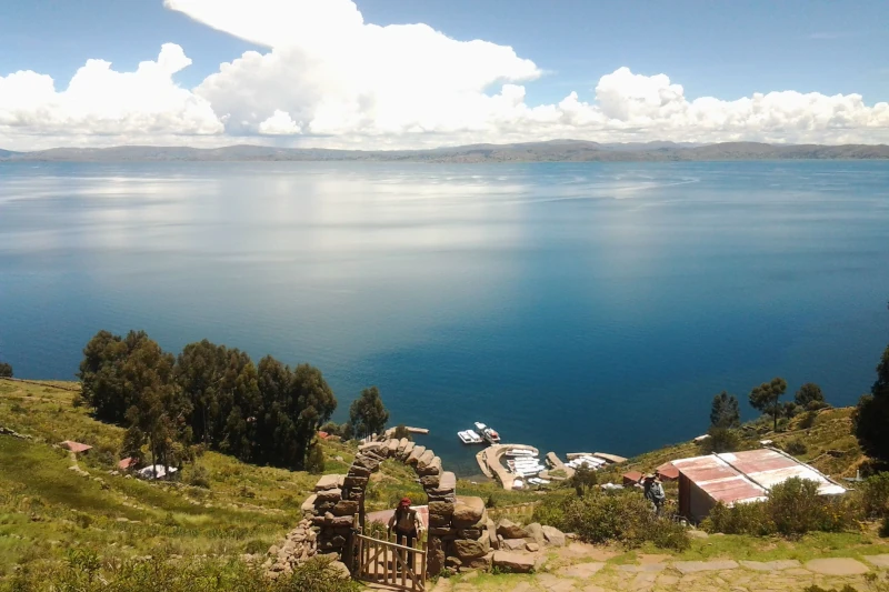 Sunset at Lake Titicaca