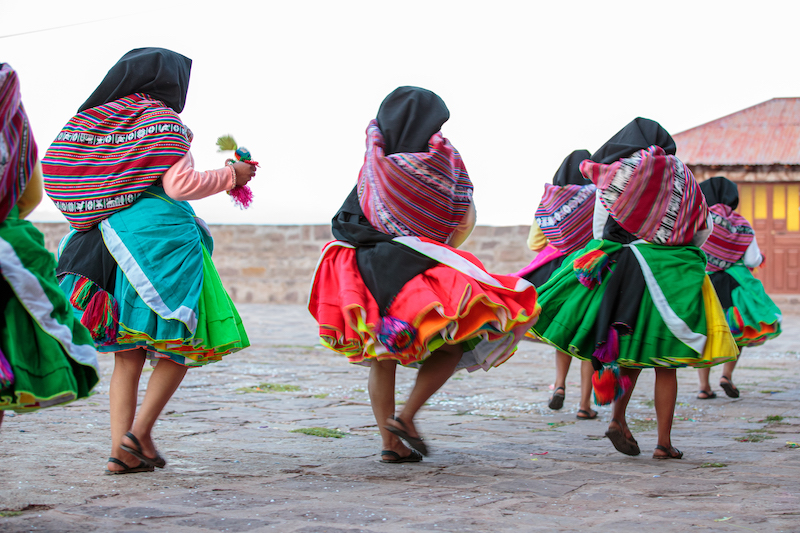 Travel destinations, family trip in Peru