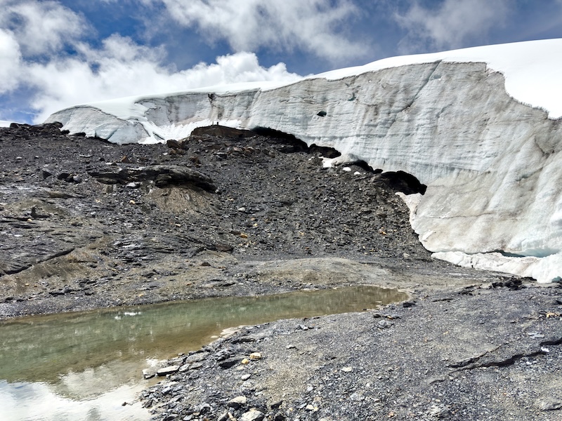 Ice Wall at Quelccaya Glacier in Peru